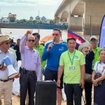 កម្មវិធីសម្អាតបរិស្ថាន «កម្ពុជាស្អាត ខ្មែរធ្វើបាន» បង្កើតសភាពបរិស្ថានស្អាតនៅមាត់ទន្លេព្រែកសំរោង